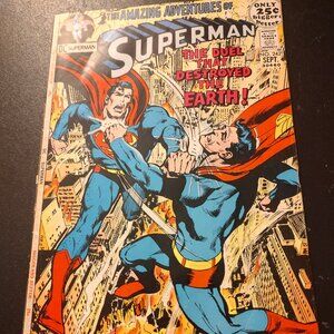 SUPERMAN # 242 25 CENT GIANT Cover Art by Neal Adams Written by Denny O'Neil